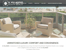 Tablet Screenshot of ilvillaggiocondominium.com